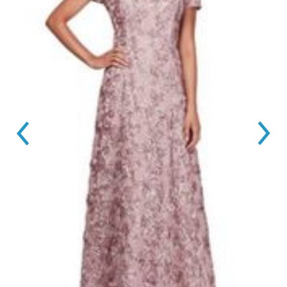 Alex Evenings Dresses & Skirts - Rosette A-Line Gown